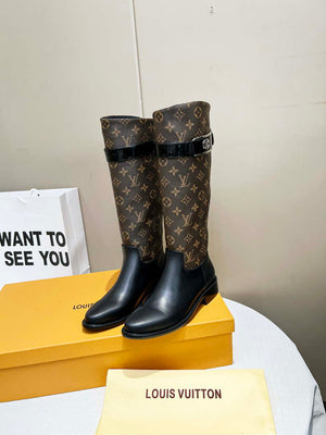 Louis Vuitton Women's Shoes 1AABES Westside Flat High Boots 2022 Collection 001 - 35 - View 3