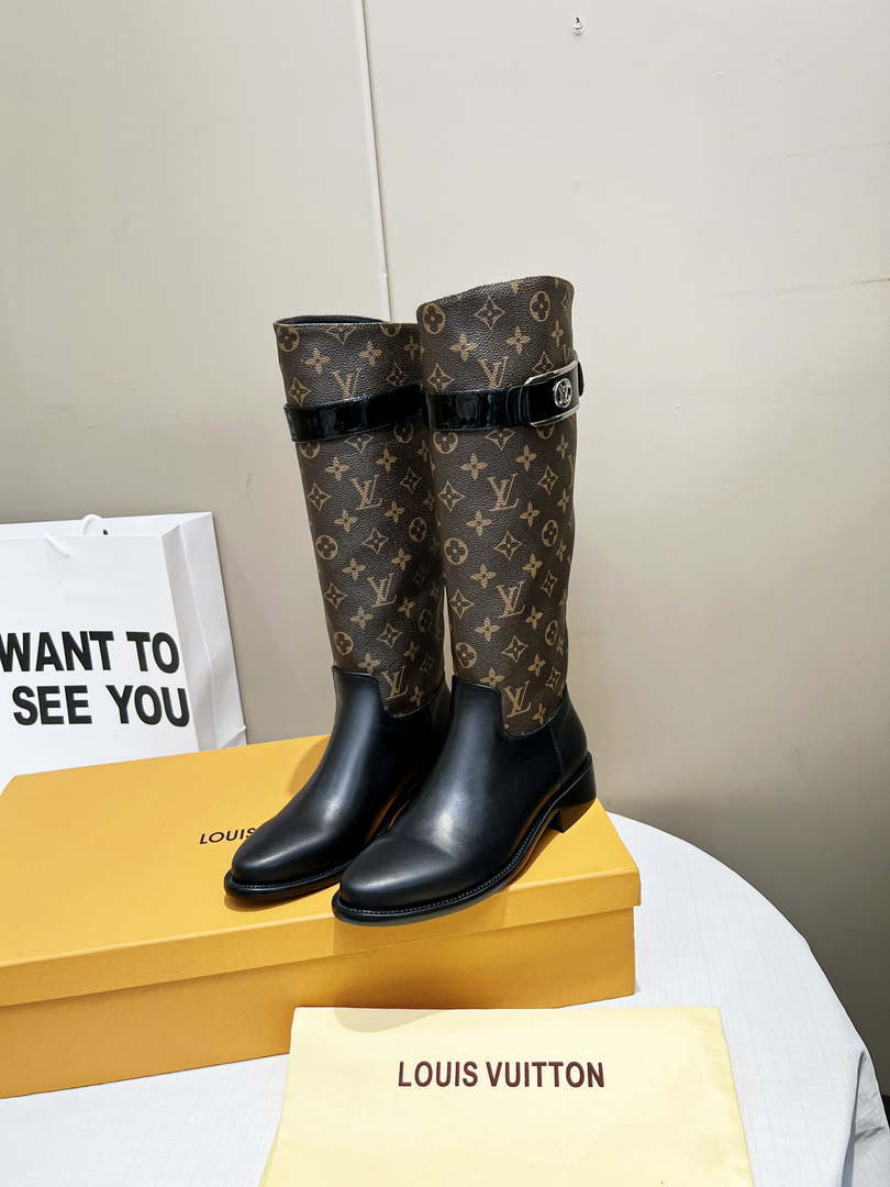 Louis Vuitton Women's Shoes 1AABES Westside Flat High Boots 2022 Collection 001 - 35 - View 3