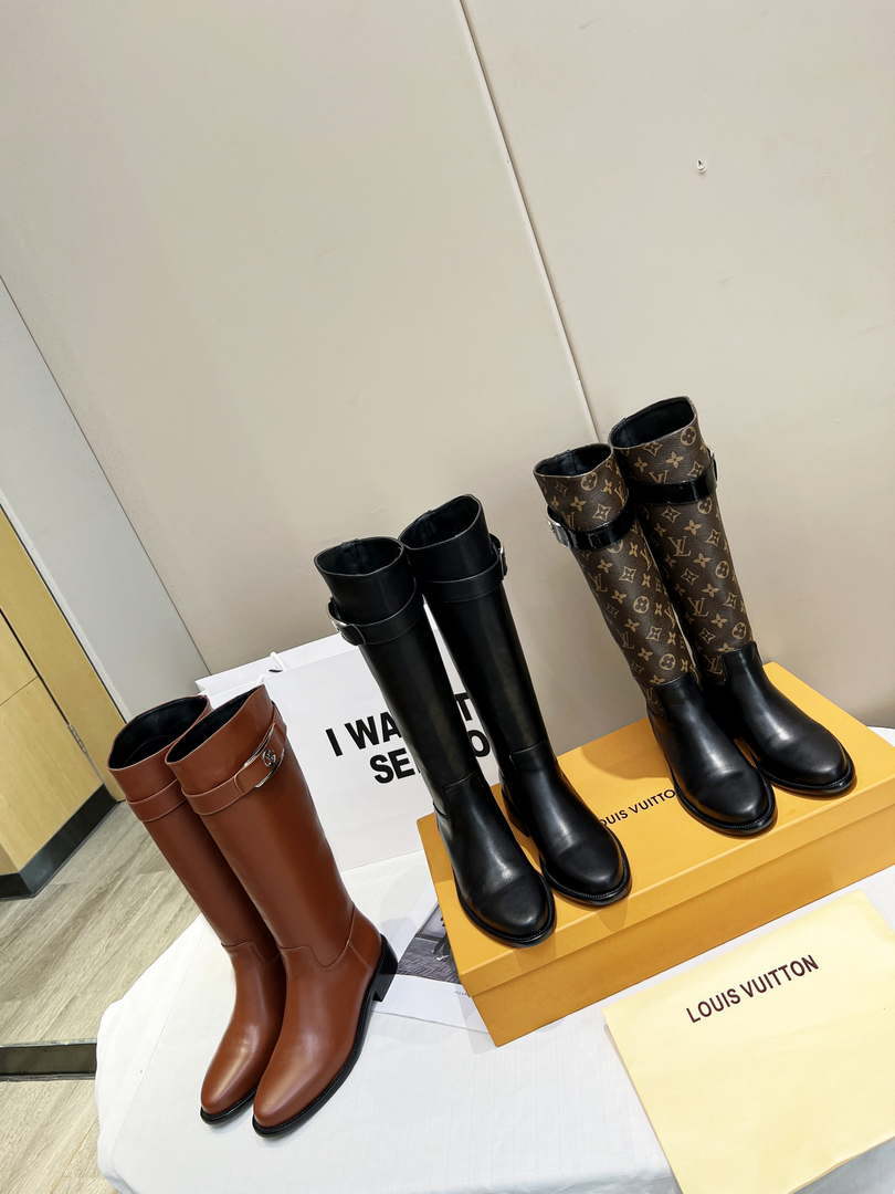 Louis Vuitton Women's Shoes 1AABES Westside Flat High Boots 2022 Collection 001 - 35 - View 9