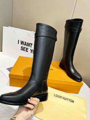 Louis Vuitton Women's Shoes 1AAJ4M Westside Flat High Boots 2022 Collection - 35 - View 2