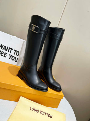 Louis Vuitton Women's Shoes 1AAJ4M Westside Flat High Boots 2022 Collection - 35 - View 4