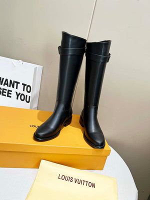 Louis Vuitton Women's Shoes 1AAJ4M Westside Flat High Boots 2022 Collection - 35 - View 5