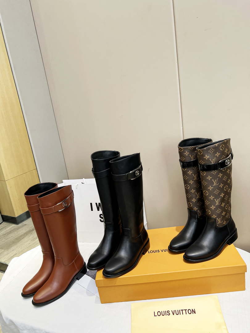 Louis Vuitton Women's Shoes 1AAJ4M Westside Flat High Boots 2022 Collection