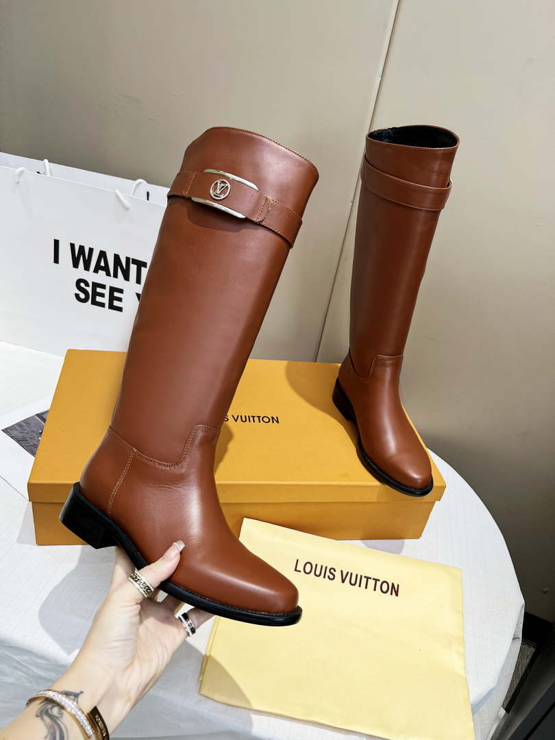 Louis Vuitton Women's Shoes 1AABES Westside Flat High Boots 2022 Collection 002