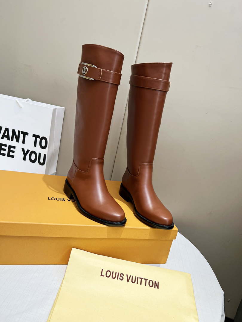 Louis Vuitton Women's Shoes 1AABES Westside Flat High Boots 2022 Collection 002