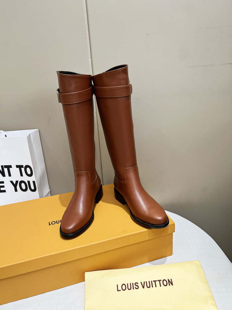 Louis Vuitton Women's Shoes 1AABES Westside Flat High Boots 2022 Collection 002
