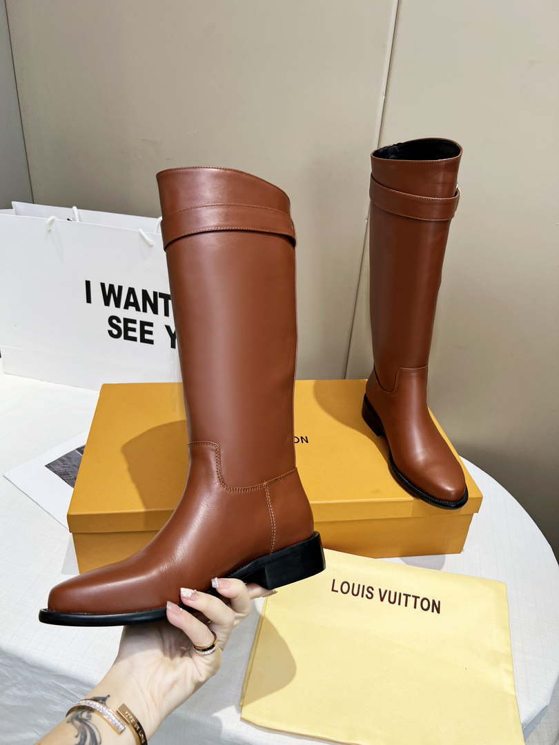 Louis Vuitton Women's Shoes 1AABES Westside Flat High Boots 2022 Collection 002