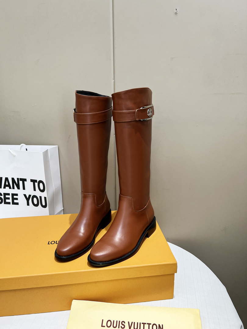 Louis Vuitton Women's Shoes 1AABES Westside Flat High Boots 2022 Collection 002
