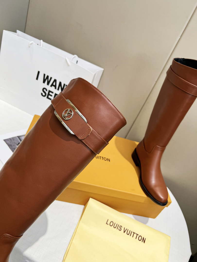 Louis Vuitton Women's Shoes 1AABES Westside Flat High Boots 2022 Collection 002