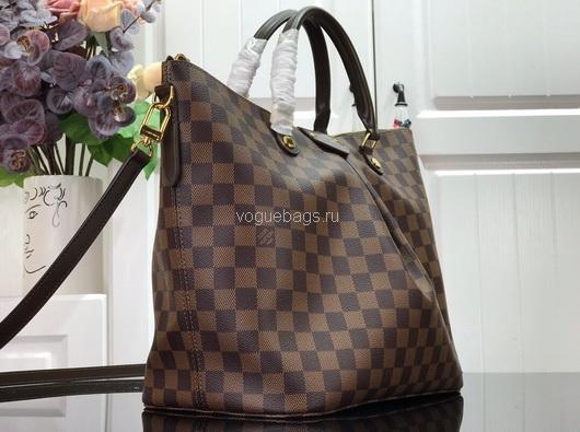 LV N41545 Designer Louis Vuitton N41546  Siena PM Bag in  Damier Ebene