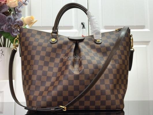 LV N41545 Designer Louis Vuitton N41546  Siena PM Bag in  Damier Ebene