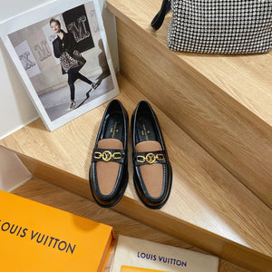 Louis Vuitton Women's Shoes 1AACXY Chess Flat Loafers 184003 - 35 - View 1