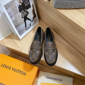 Louis Vuitton Women's Shoes 1AACXY Chess Flat Loafers 183999 - 35 - View 9