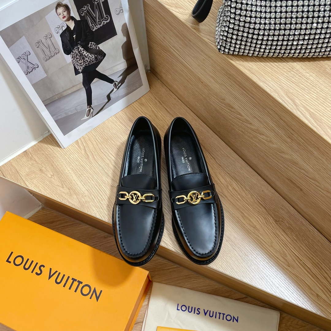 Louis Vuitton Women's Shoes 1AACXY Chess Flat Loafers 184000 - 35 - View 1