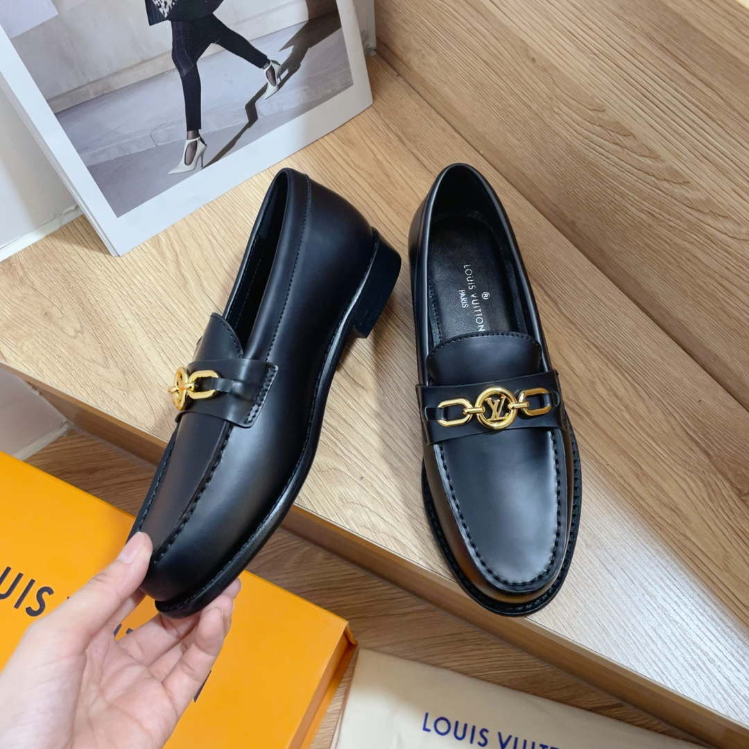 Louis Vuitton Women's Shoes 1AACXY Chess Flat Loafers 184000 - 35 - View 8