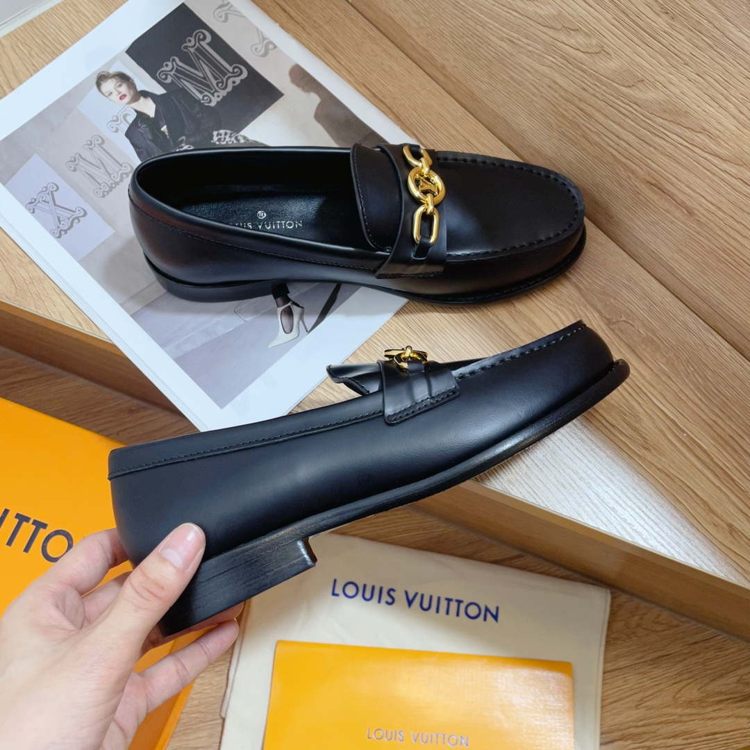 Louis Vuitton Women's Shoes 1AACXY Chess Flat Loafers 184000 - 35 - View 4