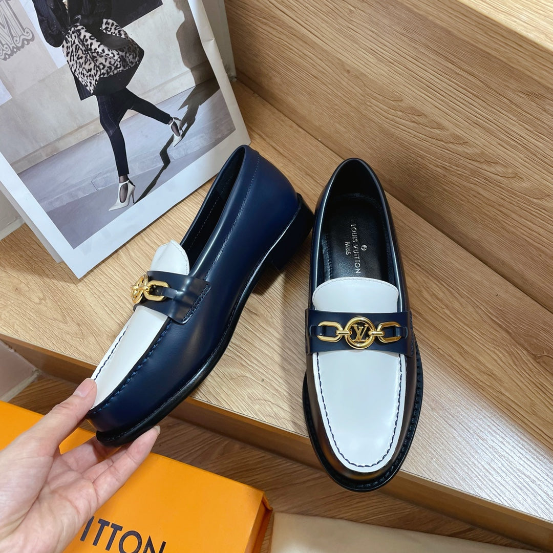 Louis Vuitton Women's Shoes 1AACXY Chess Flat Loafers 184001 - 35 - View 8