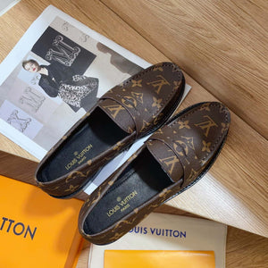 Louis Vuitton Women's Shoes 1AACXY Chess Flat Loafers 183999 - 35 - View 6