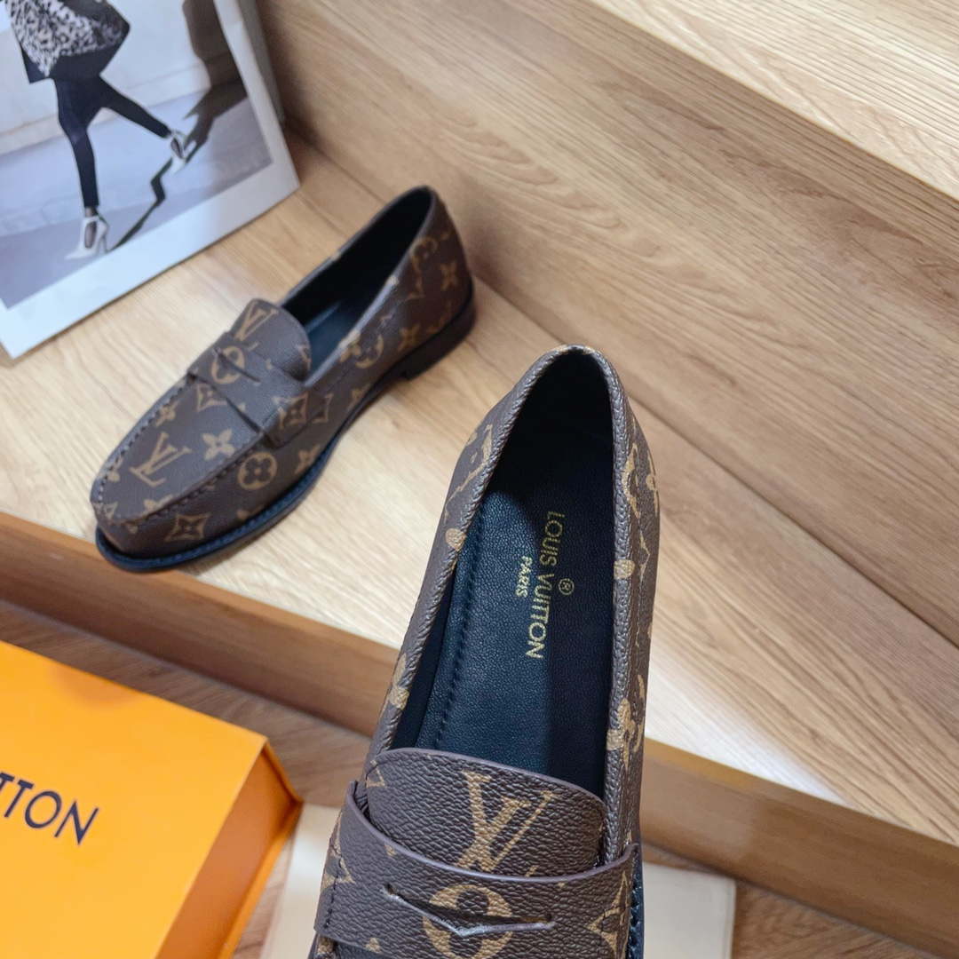 Louis Vuitton Women's Shoes 1AACXY Chess Flat Loafers 183999 - 35 - View 2