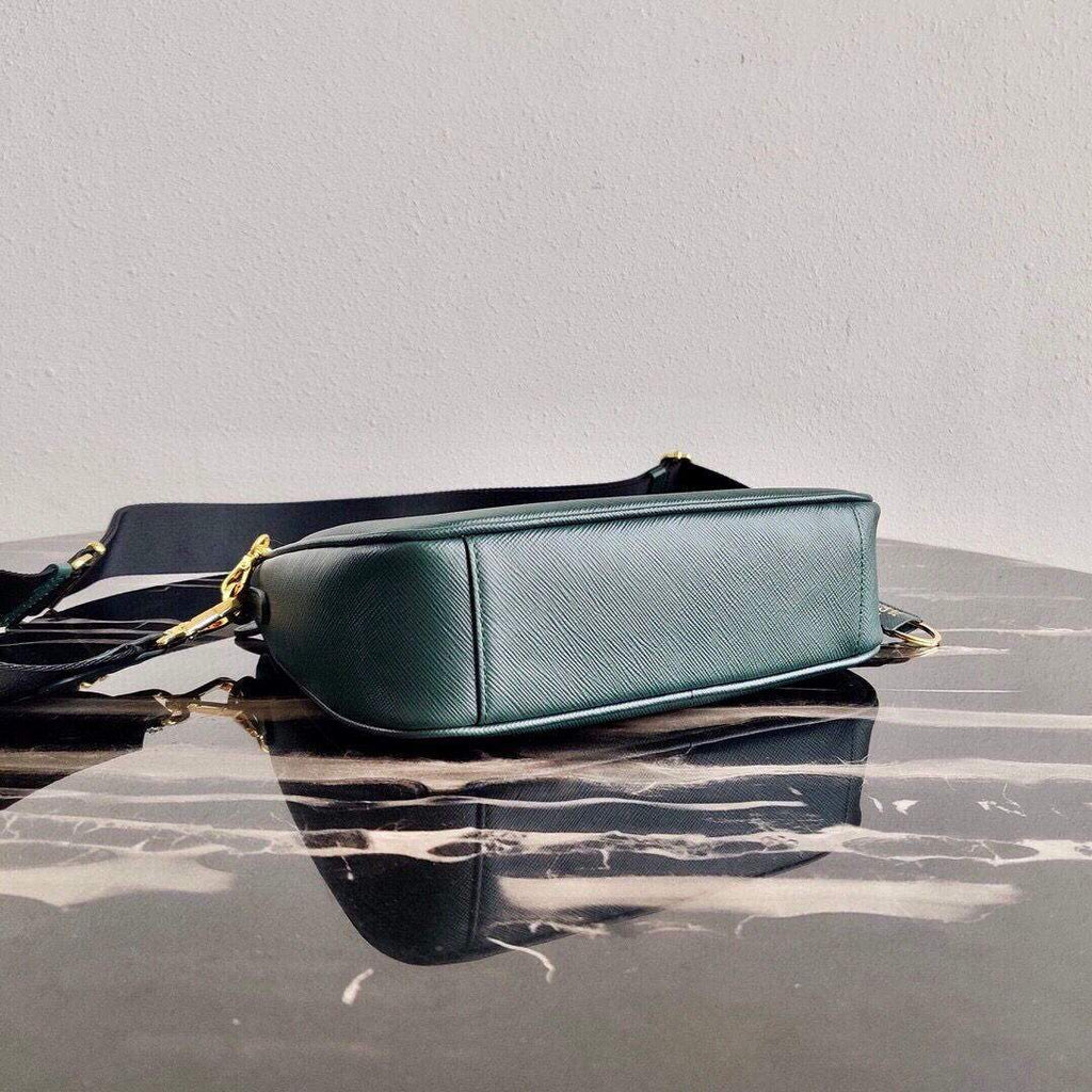 Prada 1BH204 Prada Re-Edition 2005 Saffiano leather Bag in Dark Green