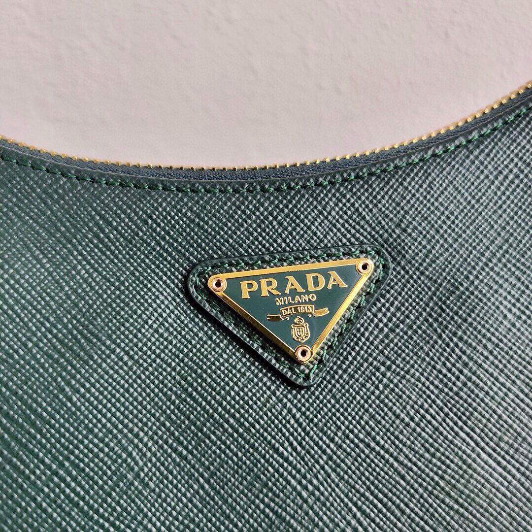 Prada 1BH204 Prada Re-Edition 2005 Saffiano leather Bag in Dark Green