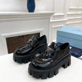 Prada 1D663M Monolith pointy brushed leather loafers P91180 - 34 - View 1