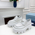 Prada 1D663M Monolith pointy brushed leather loafers P91181 - 34 - View 1