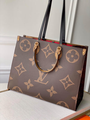 LV M45321 Louis Vuitton Onthego MM Bag M45320 Monogram and Monogram Reverse - Default Title - View 10