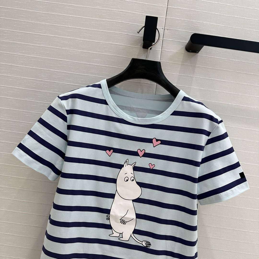 Acnestudios and Moomin  Women's T-shirt Fashion Clothing A90001 - S - View 2