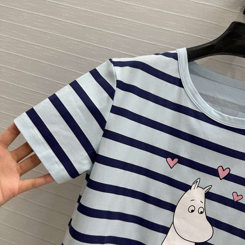 Acnestudios and Moomin  Women's T-shirt Fashion Clothing A90001