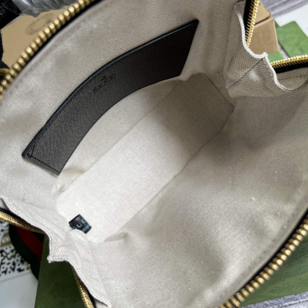 Adidas x Gucci 677212 Horsebit 1955 mini bag Black and white leather - Default Title - View 9
