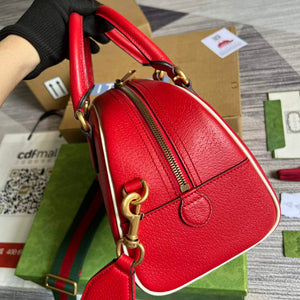 Adidas x Gucci 702397 mini duffle bag Red - Default Title - View 4