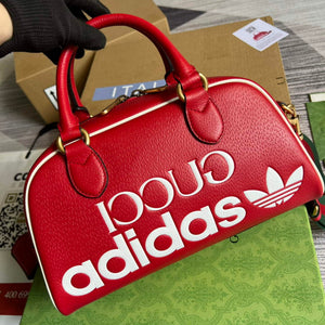 Adidas x Gucci 702397 mini duffle bag Red - Default Title - View 1