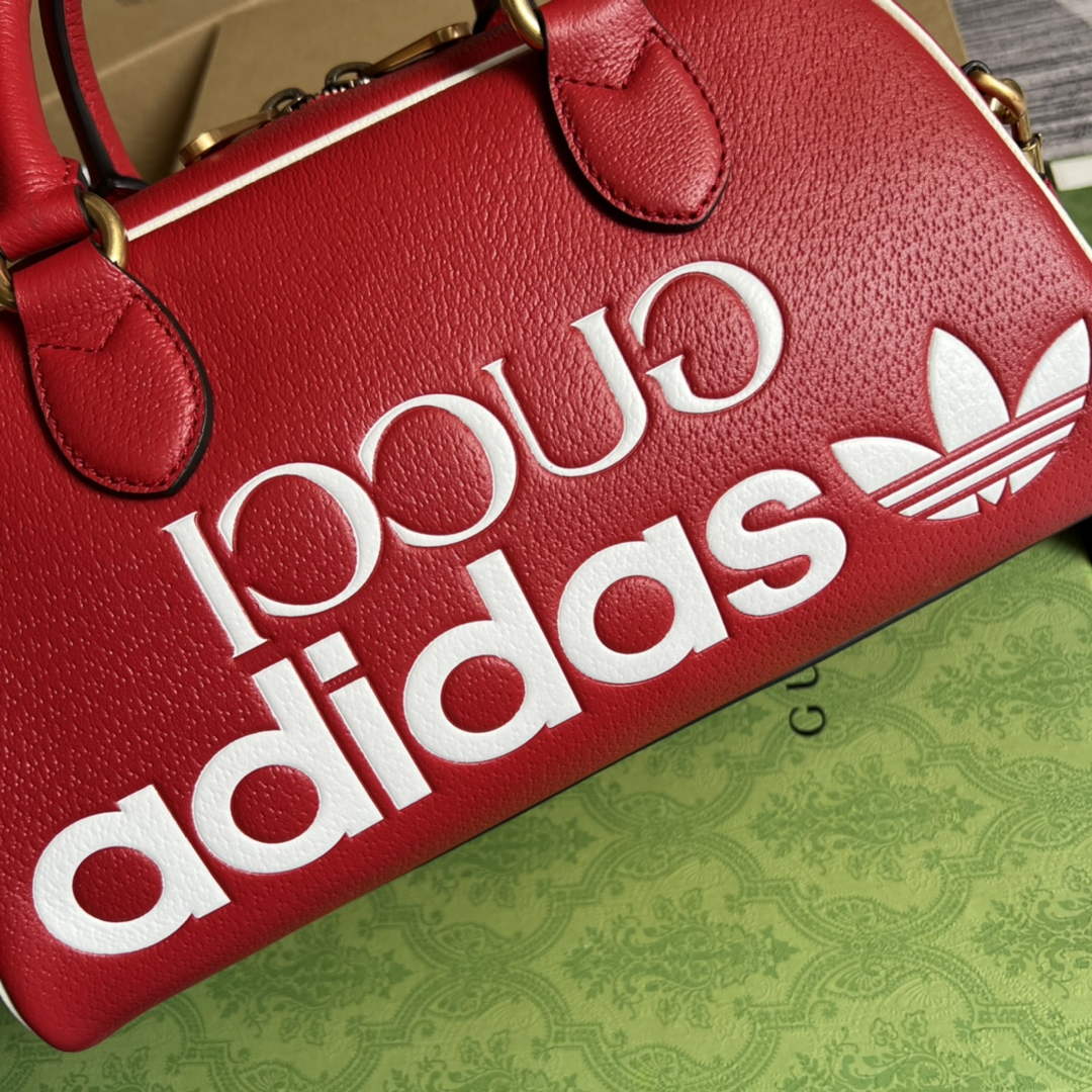 Adidas x Gucci 702397 mini duffle bag Red - Default Title - View 5