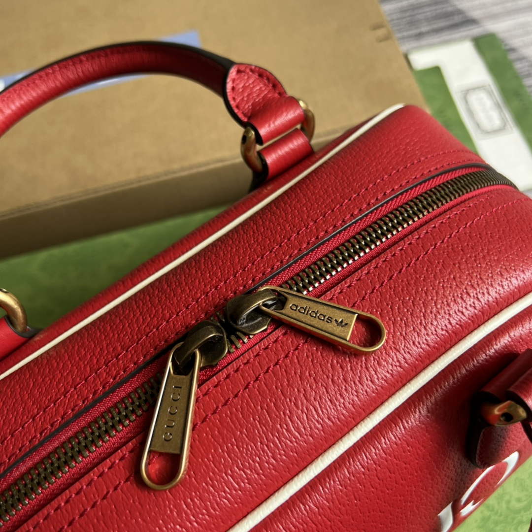 Adidas x Gucci 702397 mini duffle bag Red