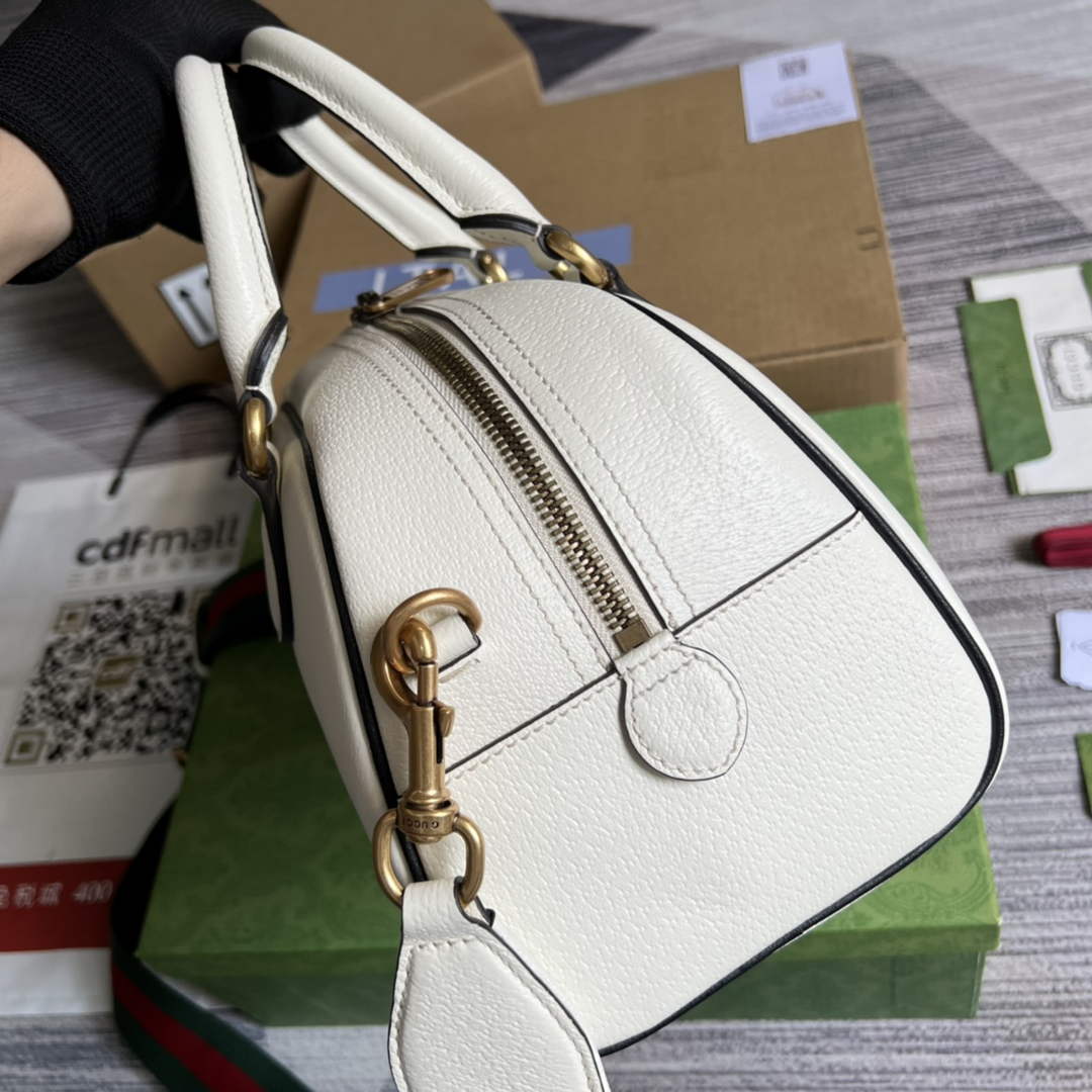 Adidas x Gucci 702397 mini duffle bag White - Default Title - View 4