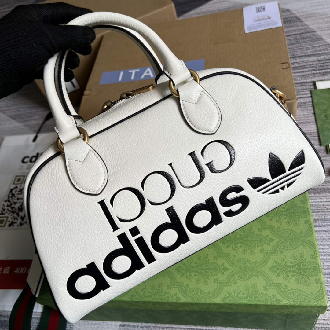 Adidas x Gucci 702397 mini duffle bag White - Default Title - View 1