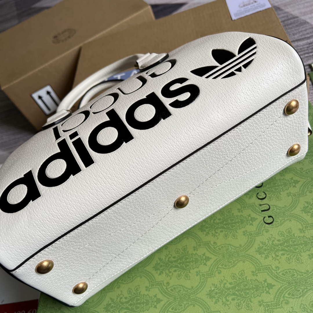 Adidas x Gucci 702397 mini duffle bag White - Default Title - View 6
