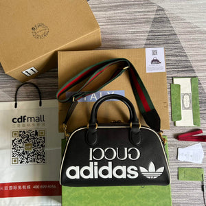 Adidas x Gucci 702397 mini duffle bag black - Default Title - View 2