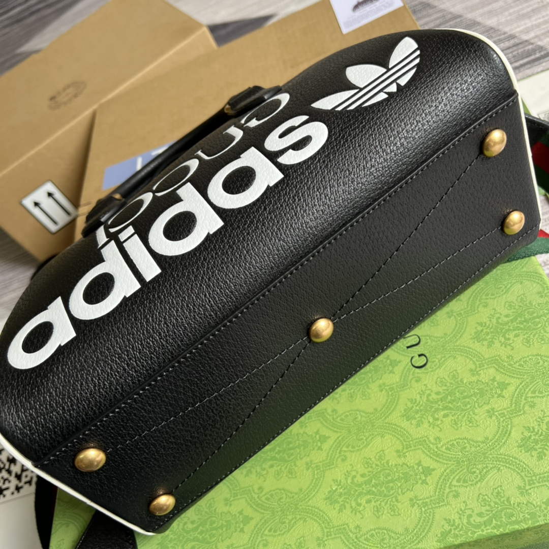Adidas x Gucci 702397 mini duffle bag black - Default Title - View 7