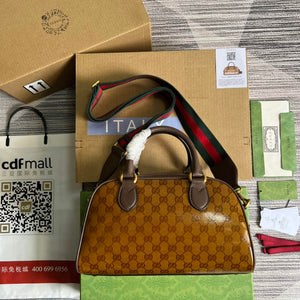 Adidas x Gucci 702397 mini duffle bag brown - Default Title - View 3