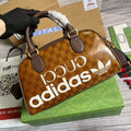 Adidas x Gucci 702397 mini duffle bag brown - Default Title - View 1
