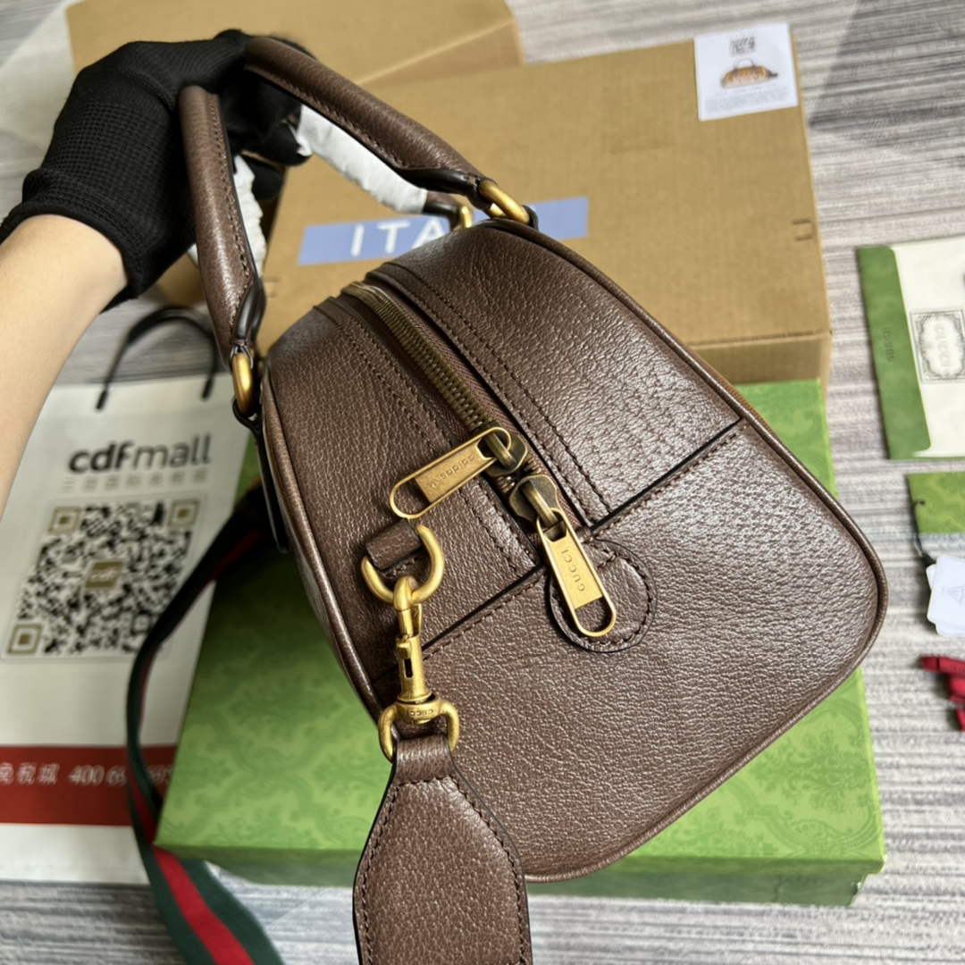 Adidas x Gucci 702397 mini duffle bag brown - Default Title - View 4