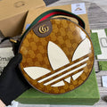 Adidas x Gucci ?702640 Ophidia small shoulder bag Beige and brown
