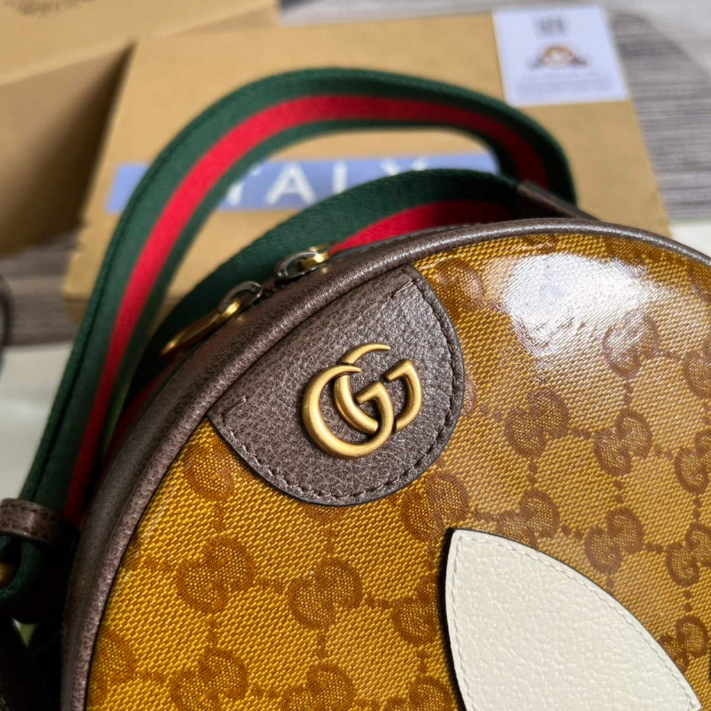 Adidas x Gucci ?702640 Ophidia small shoulder bag Beige and brown