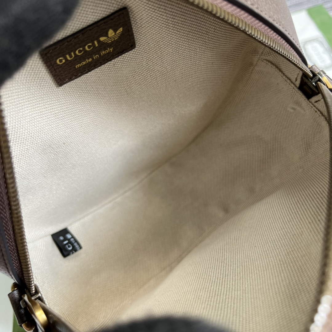 Adidas x Gucci ?702640 Ophidia small shoulder bag Beige and brown