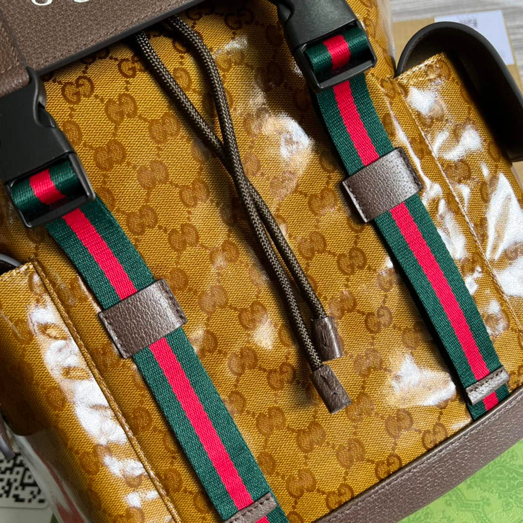 Adidas  x Gucci backpack ?495563 Beige and brown