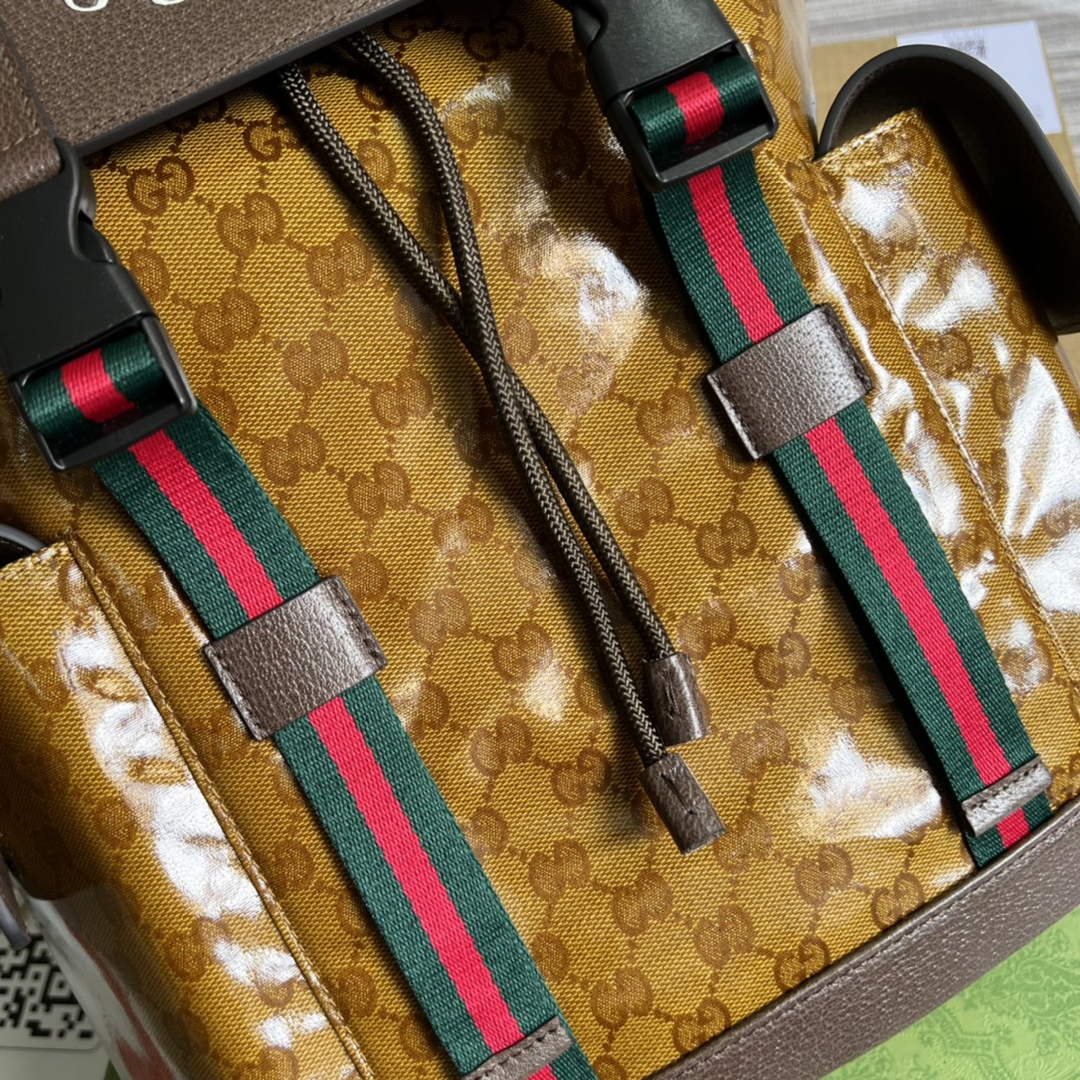 Adidas  x Gucci backpack ?495563 Beige and brown