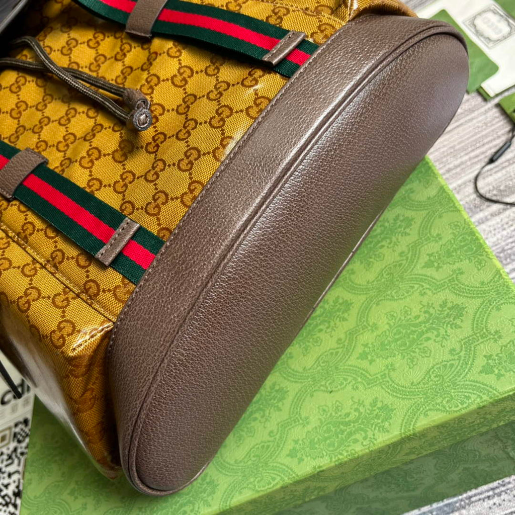 Adidas  x Gucci backpack ?495563 Beige and brown