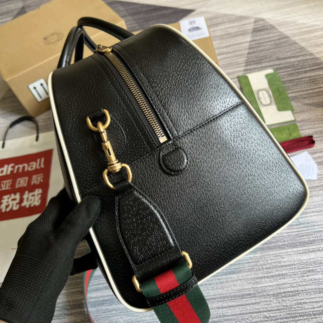 Adidas x Gucci large duffle bag 702422 Black